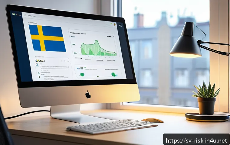 DNS 하이재킹 공격 예방 - A detailed digital illustration of a modern Scandinavian home office setup with a focus on cybersecu...